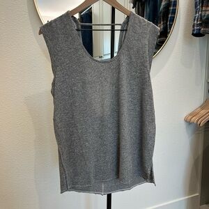 Revolve Athletic Gray Sleeveless Women's Top